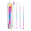 Pink and blue gradient pore cleaner tools