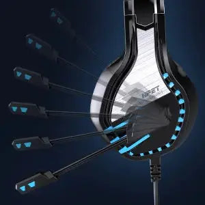 Wired Gaming Headset with Microphone 3.5mm, Stereo Bass Sound & 120° Mic for PC, PS4, PS5, Xbox & Mobile