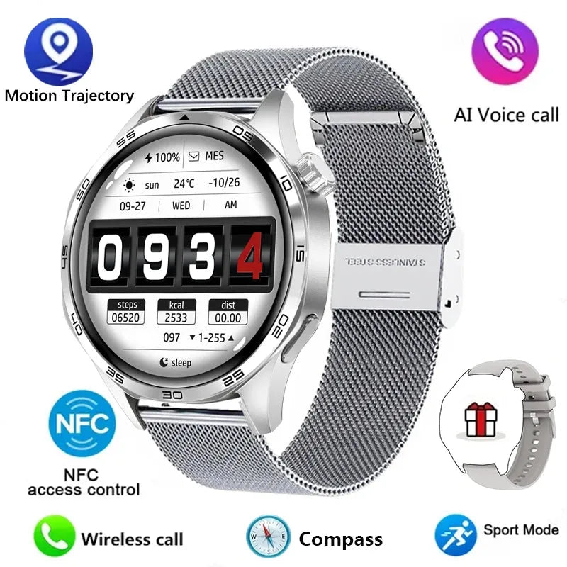 GT5 Pro Smartwatch with GPS Motion Tracking HD Display NFC