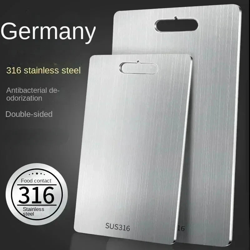 316 Stainless Steel Thick Cutting Board for Kitchen Use