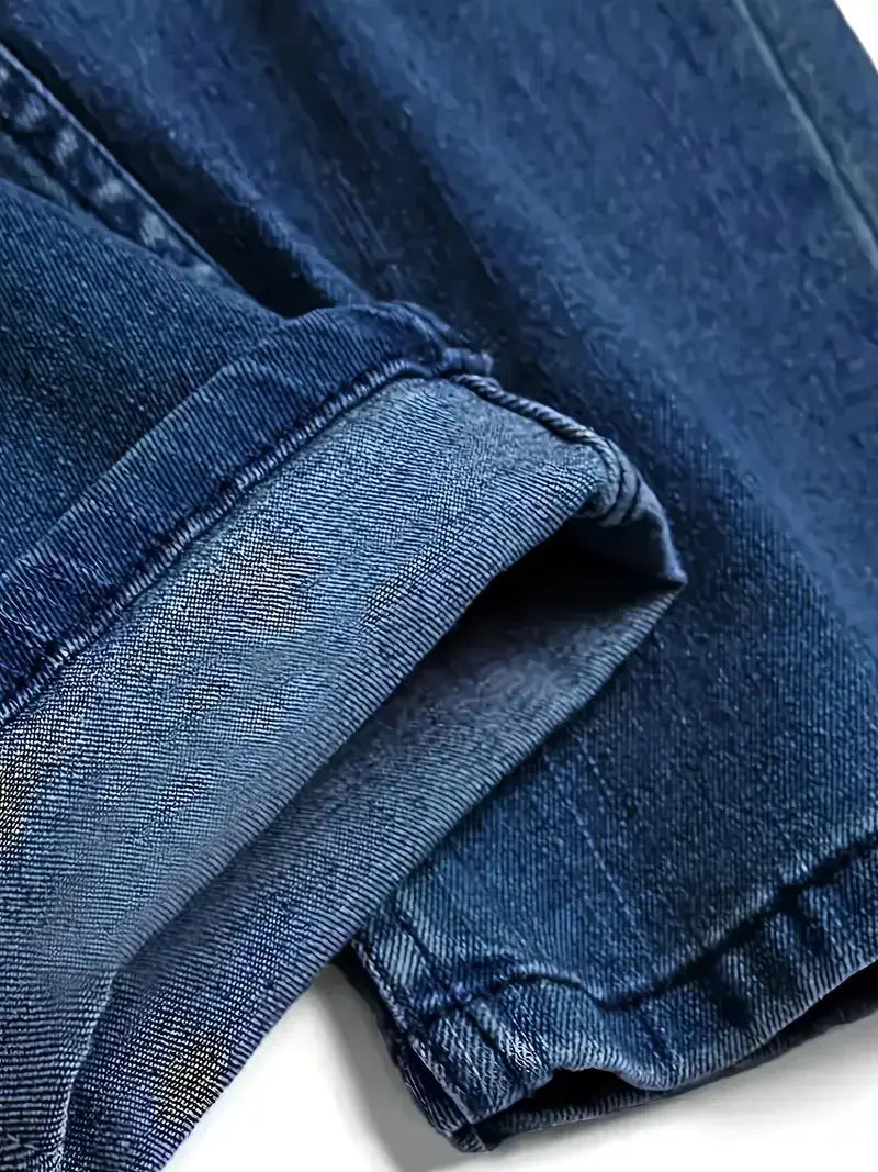 Men’s Distressed Fashion Jeans – Ripped Stretch Denim for Street Style & Everyday Comfort in All Seasons