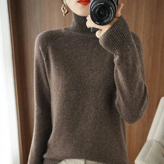 Basic merino wool sweater for autumn and winter - PMMNAPOLES