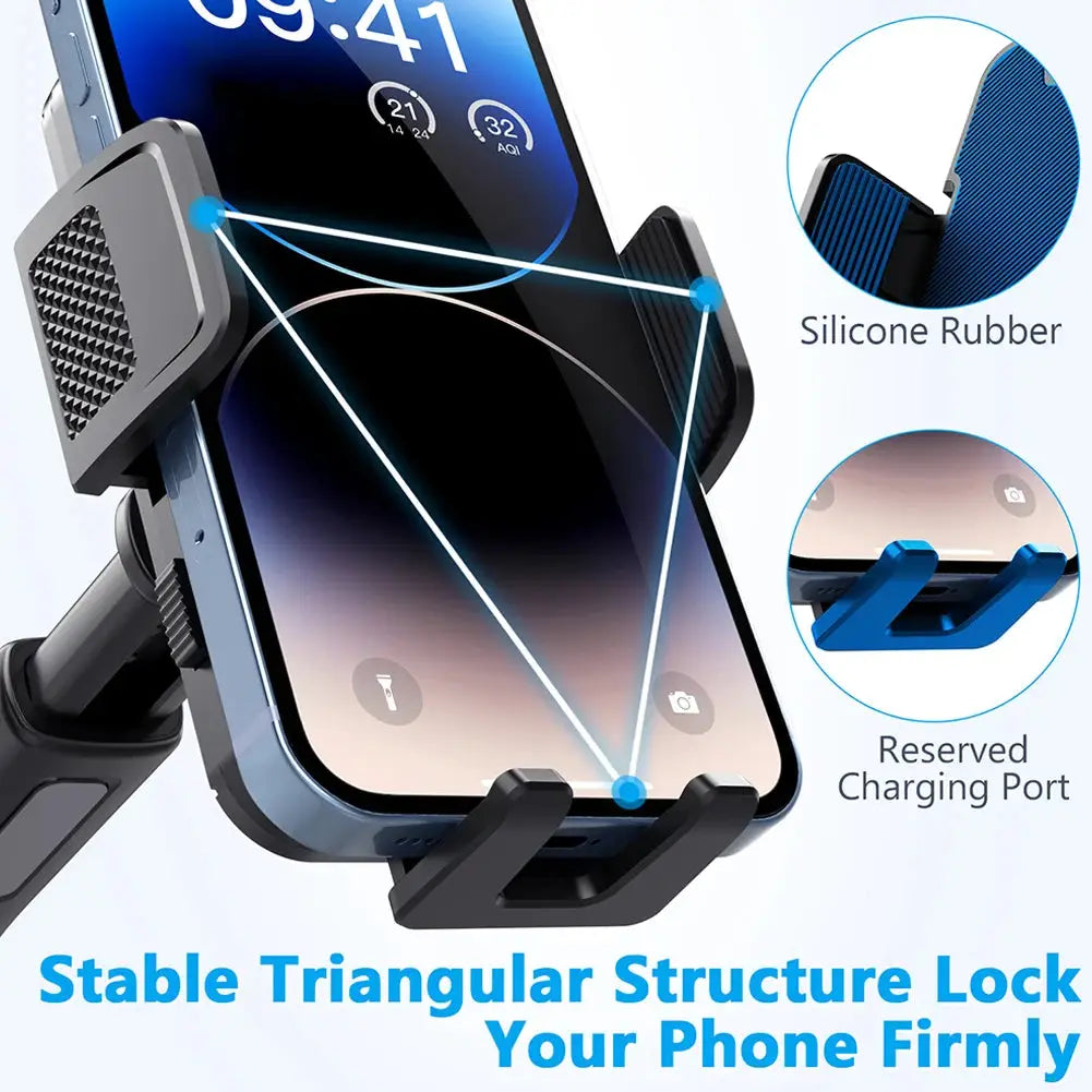 Gravity Car Phone Holder – 360° Rotating Dashboard & Windshield Mount – Universal Stand for 4.7"–7.9" Cellphones