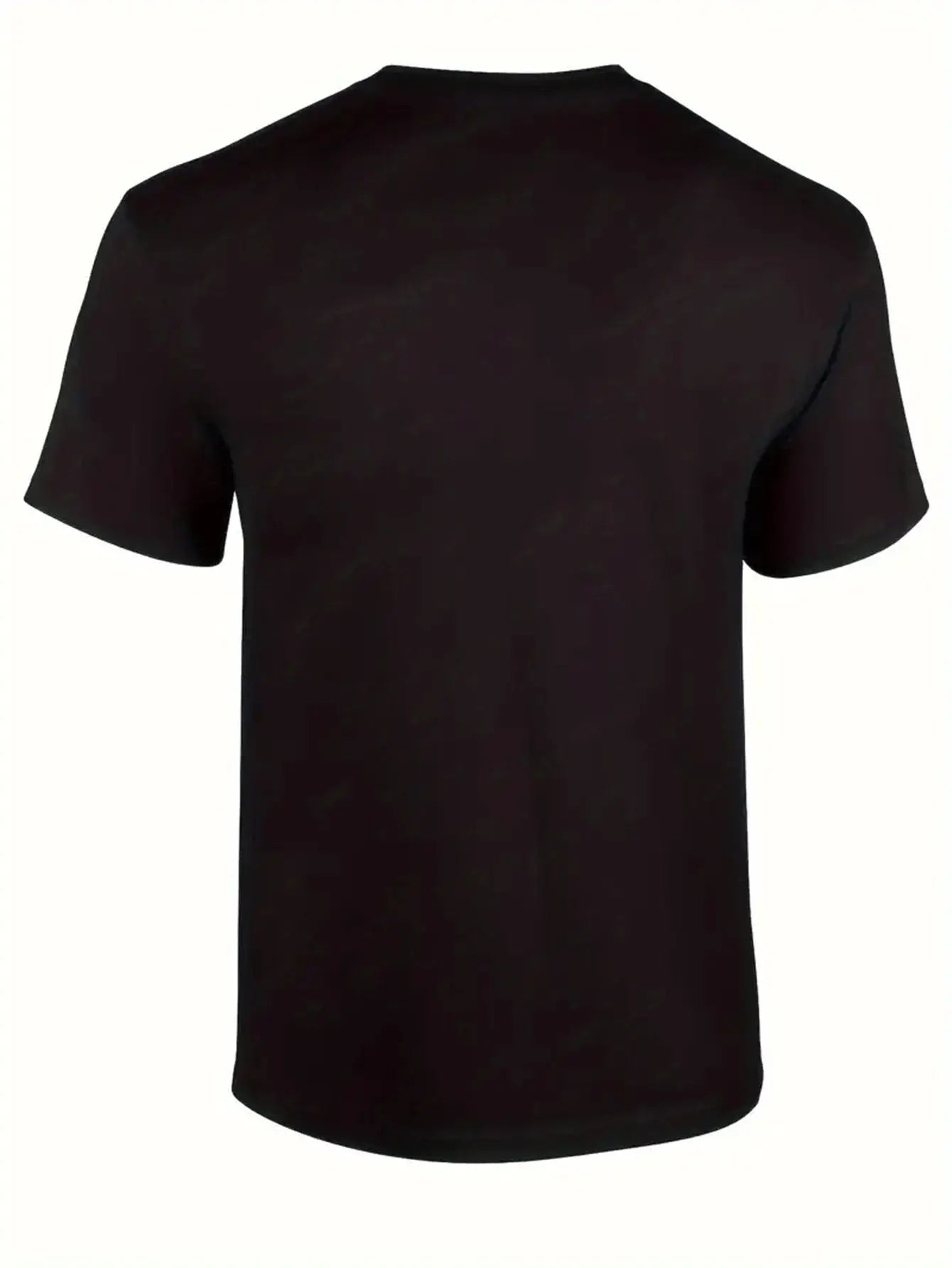 Men’s “One” Graphic T-Shirt – Geometric Print, 100% Cotton, Crew Neck & Short Sleeves for Year-Round Casual Wear