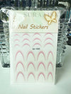 5D French style nail stickers SD-1950