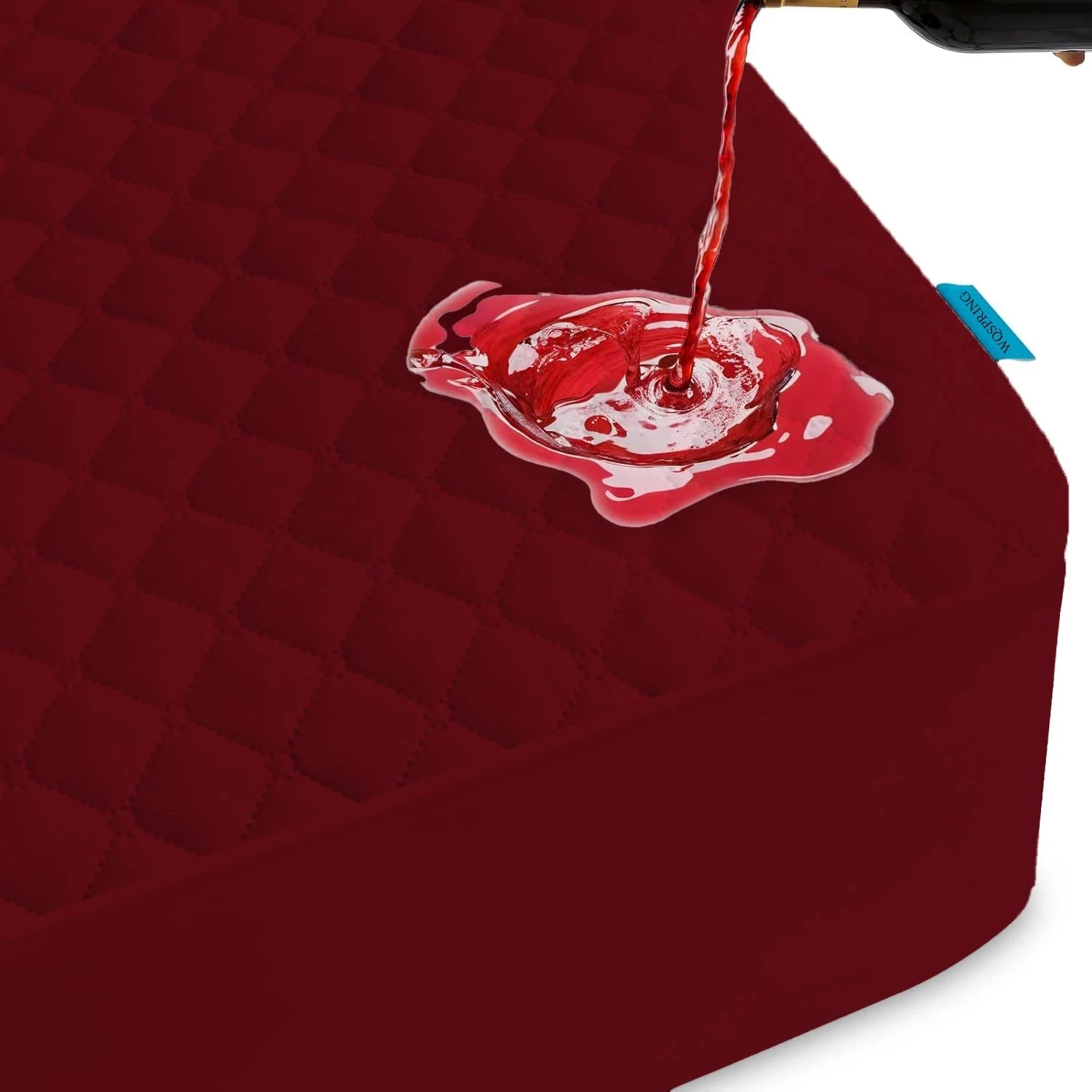 Waterproof Mattress Protector Soft 3D Air Fabric Fitted Pad