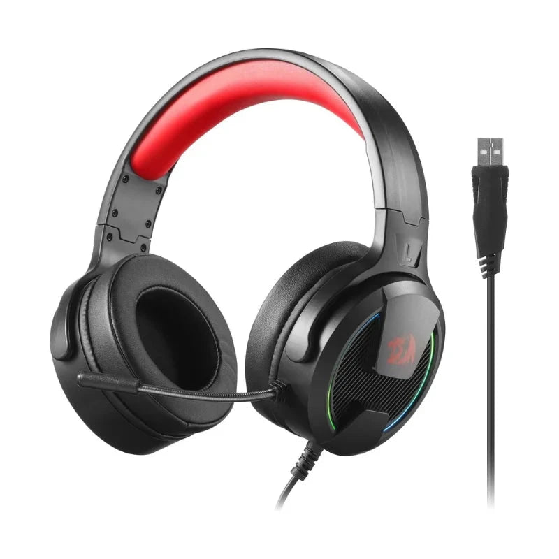 Gaming Headset Redragon H315 Wired RGB With 40mm Drivers
