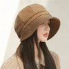 Japanese big head bucket hat for women