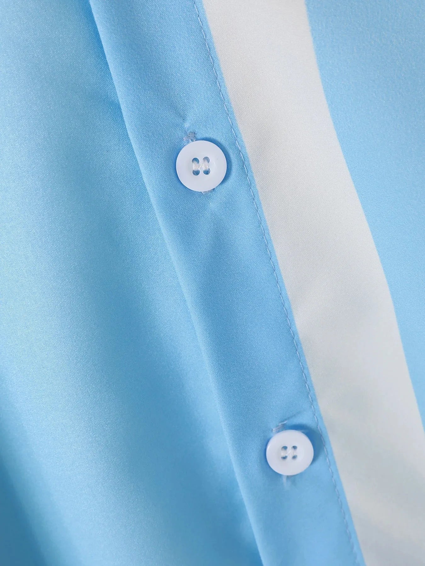 Two Piece Set Men Printed Button Down Summer Outfit