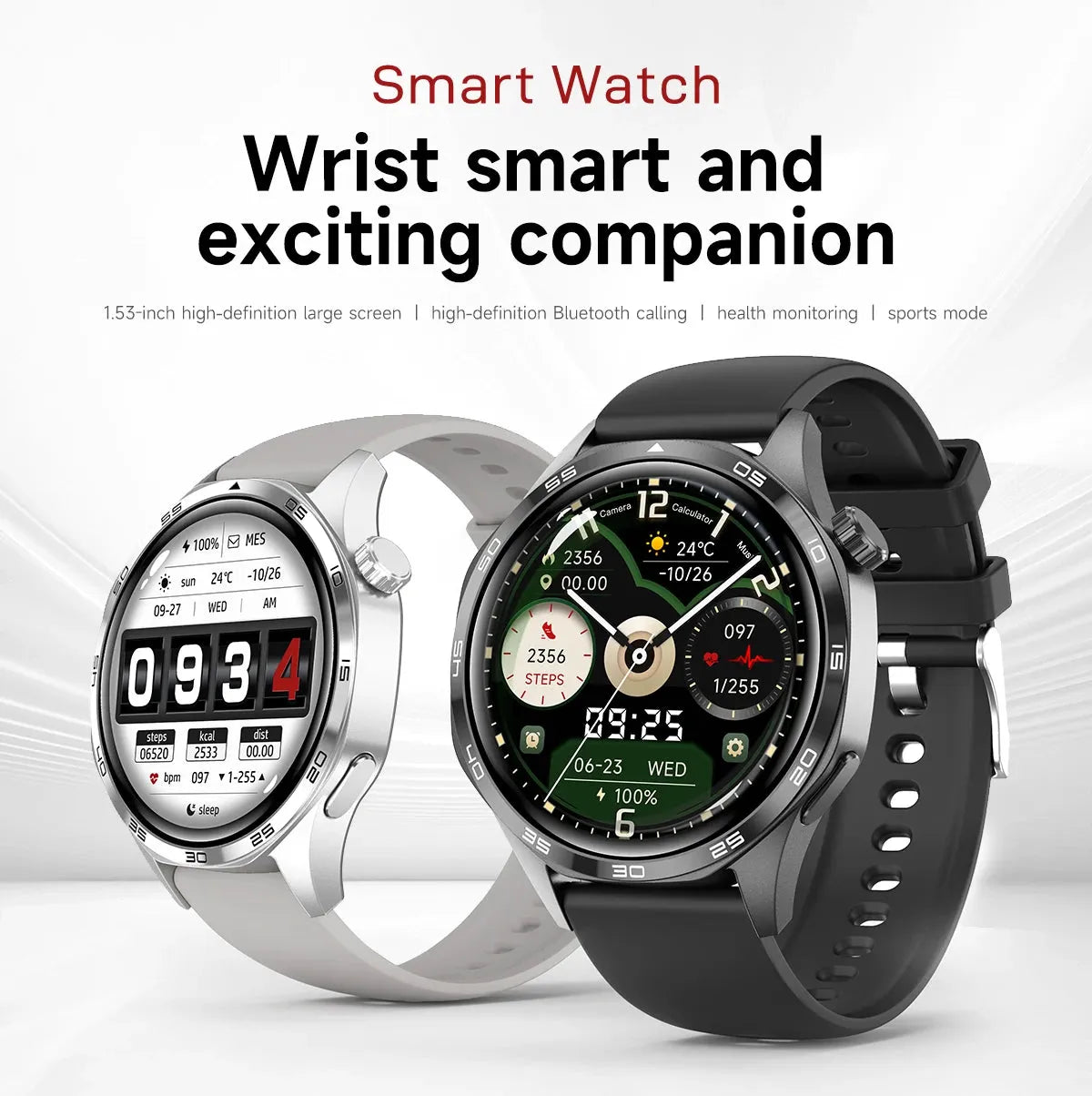 GT5 Pro Smartwatch with GPS Motion Tracking HD Display NFC
