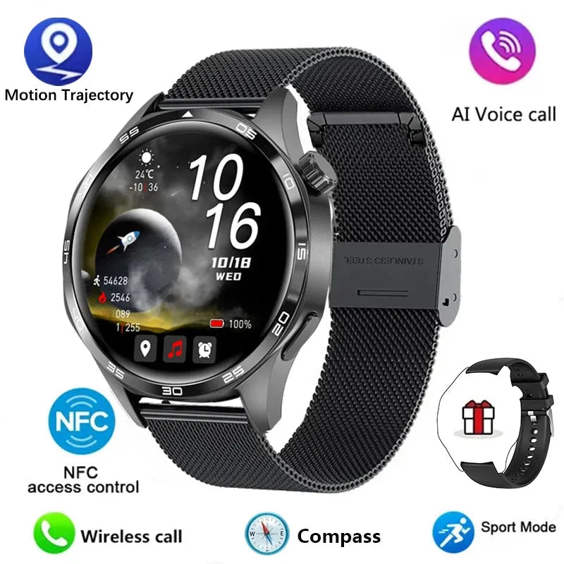 GT5 Pro Smartwatch with GPS Motion Tracking HD Display NFC
