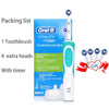 Oral B Vitality toothbrush green with extra heads