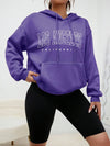 American style women's hoodie - PMMNAPOLES