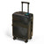 Black 20 inch travel suitcase with telescopic handle