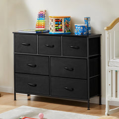 Fabric dresser organizer for bedroom with 7 drawers