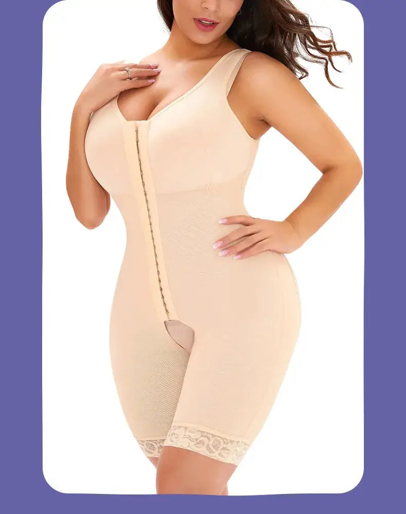 Colombian full body shaper girdle, high compression, tummy control and butt lift support