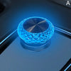 Blue USB car LED ambient light on dashboard