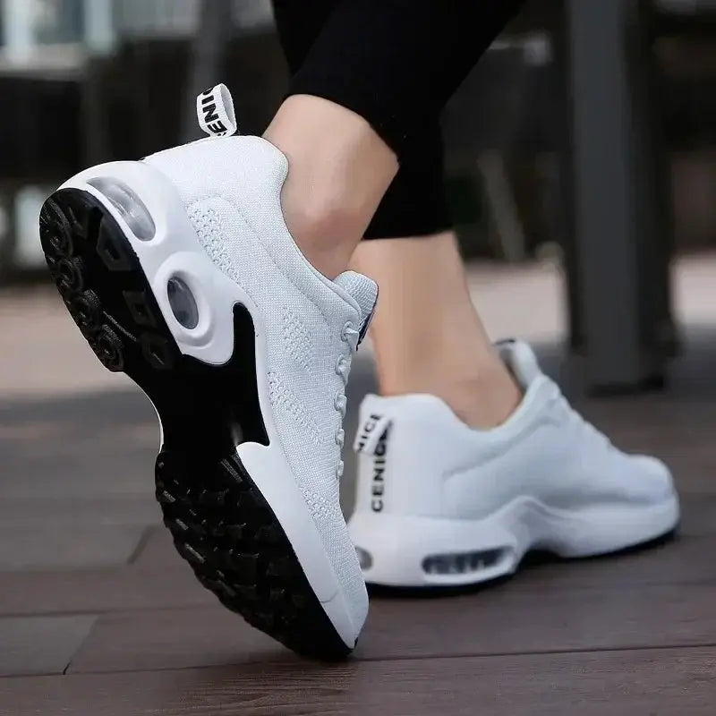 Summer Women’s Air Cushion Sneakers | Breathable Running Shoes with Height Boost for Outdoor Comfort