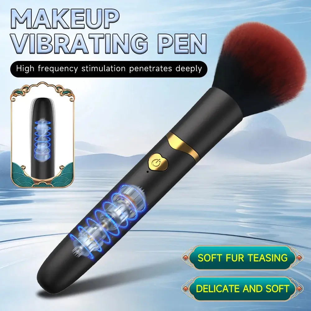 2-in-1 Electric Makeup Brush with 7 Vibration Modes Rechargeable & Soft