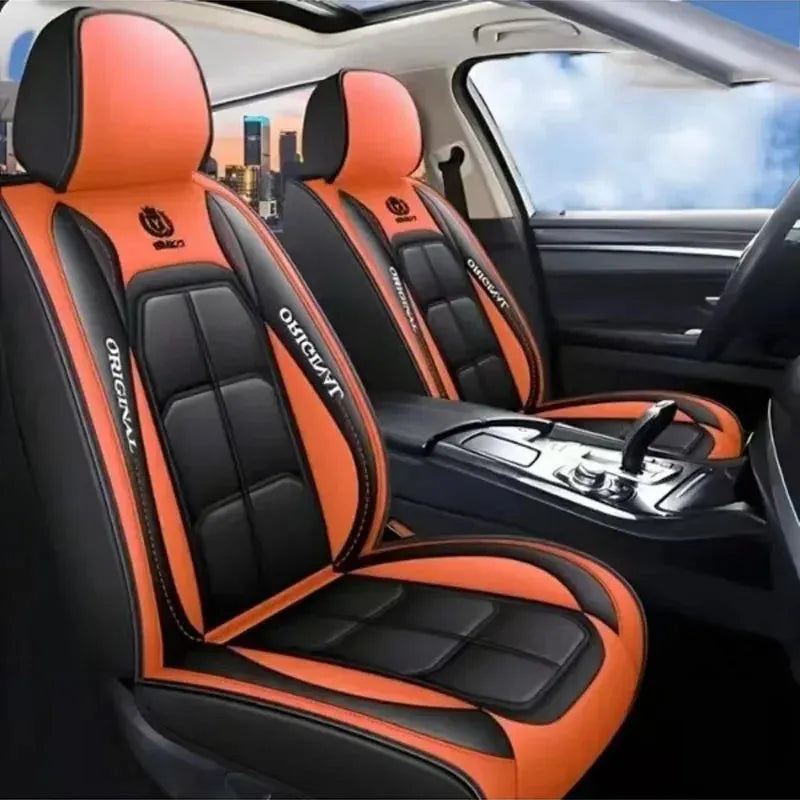 Full Leather Car Seat Cover All Season Universal Cushion