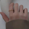 14k Real Gold Ring with Full Cubic Zirconia for Women