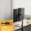 Single-arm monitor stand for 12-17 inch screens