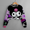 Sudadera con capucha de perro Kawaii Kuromi 