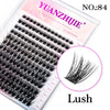 Individual mink false eyelashes with curl - PMMNAPOLES