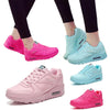 Colorful women's fashion sneakers with air cushion design