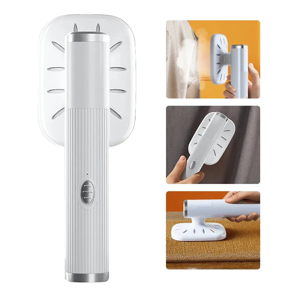 Clothes Steamer Handheld 360° USB Powered Portable Iron
