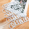 White hair bands for women and girls, 50/100 pcs set