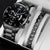 Black fashion business quartz watch for men