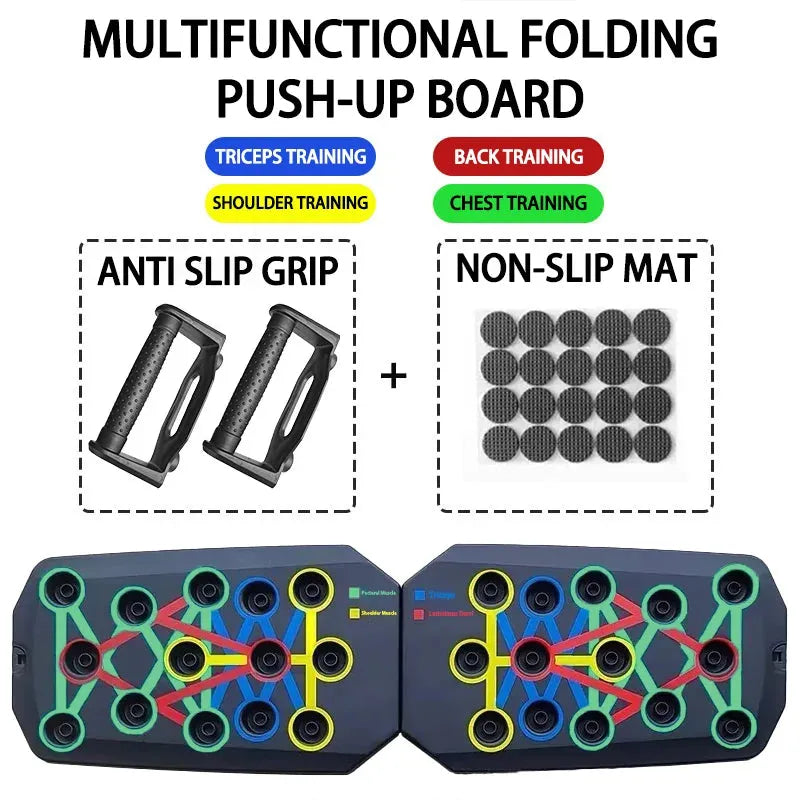 Push Up Board Portable Foldable Multi Position Trainer