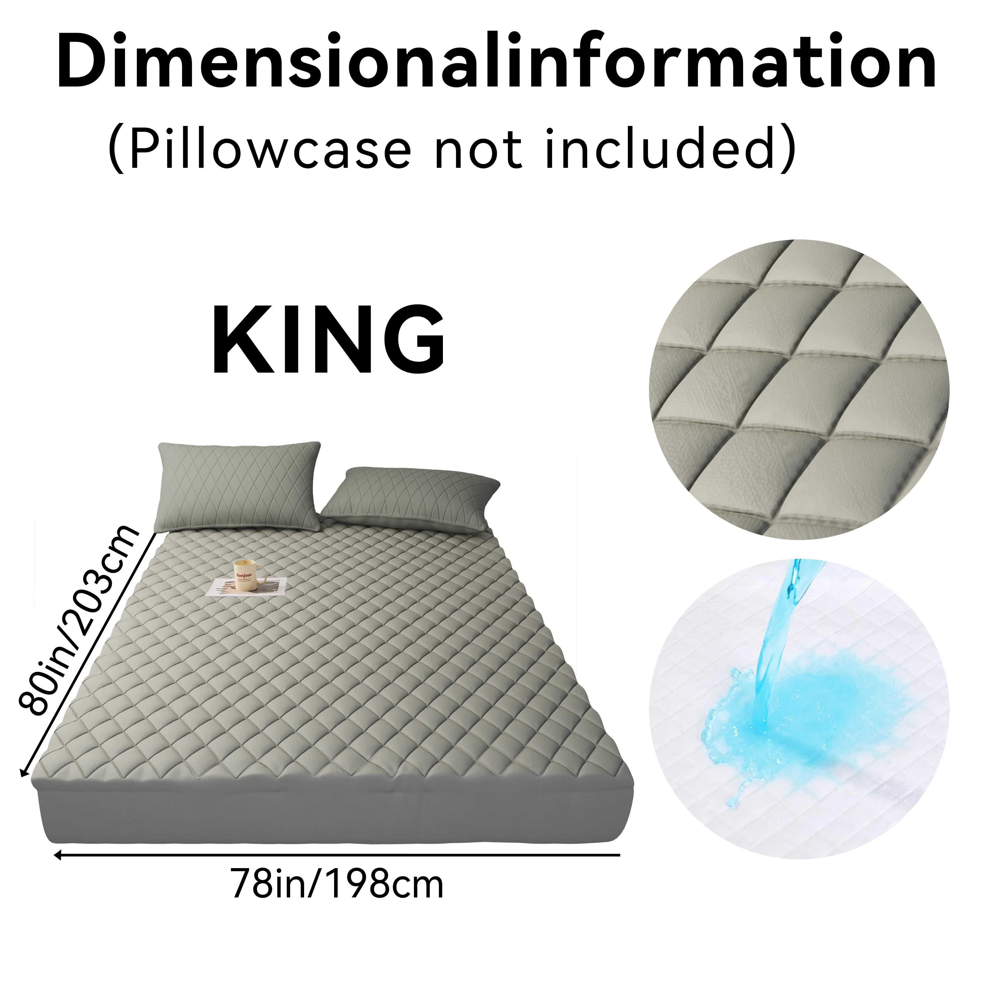 Waterproof Breathable Bed Cover for All Seasons