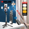 L13D Bluetooth Selfie Stick with fill light and remote control