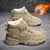 Beige anti-slip winter snow boots for kids with plush lining