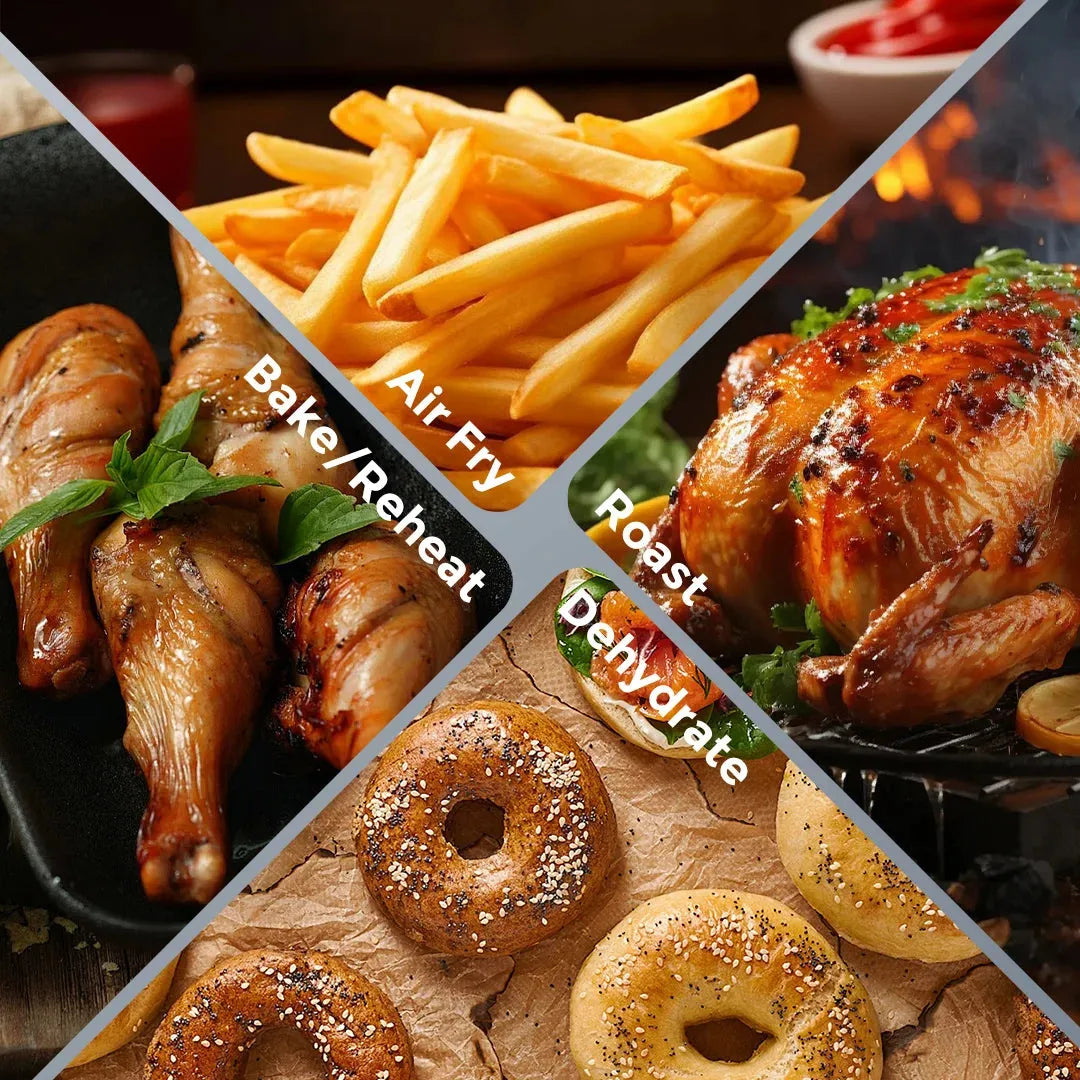 Air Fryer 8 in 1 Electric 6L Oil Free Cooking Oven