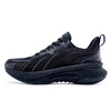 All-black ONEMIX sports shoes with sleek design