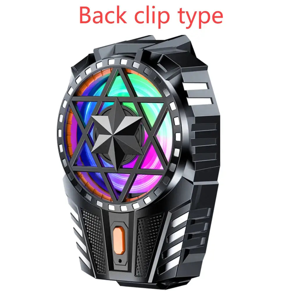 Phone Cooler, Semiconductor Radiator Fan for Gaming and Large-Screen Smartphones, Silent USB-Powered