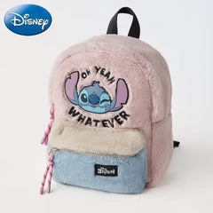 Cartoon Stitch Plush Children's School Bag - PMMNAPOLES