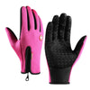 Winter cycling gloves with wrist support