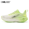 Lime green breathable running shoes for men