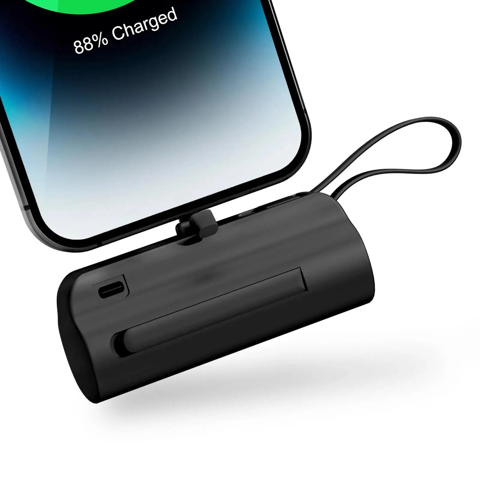 Mini Power Bank 4500mAh Portable Phone Charger Capsule Dual USB-C Ports for iPhone 15/16 & Android Devices