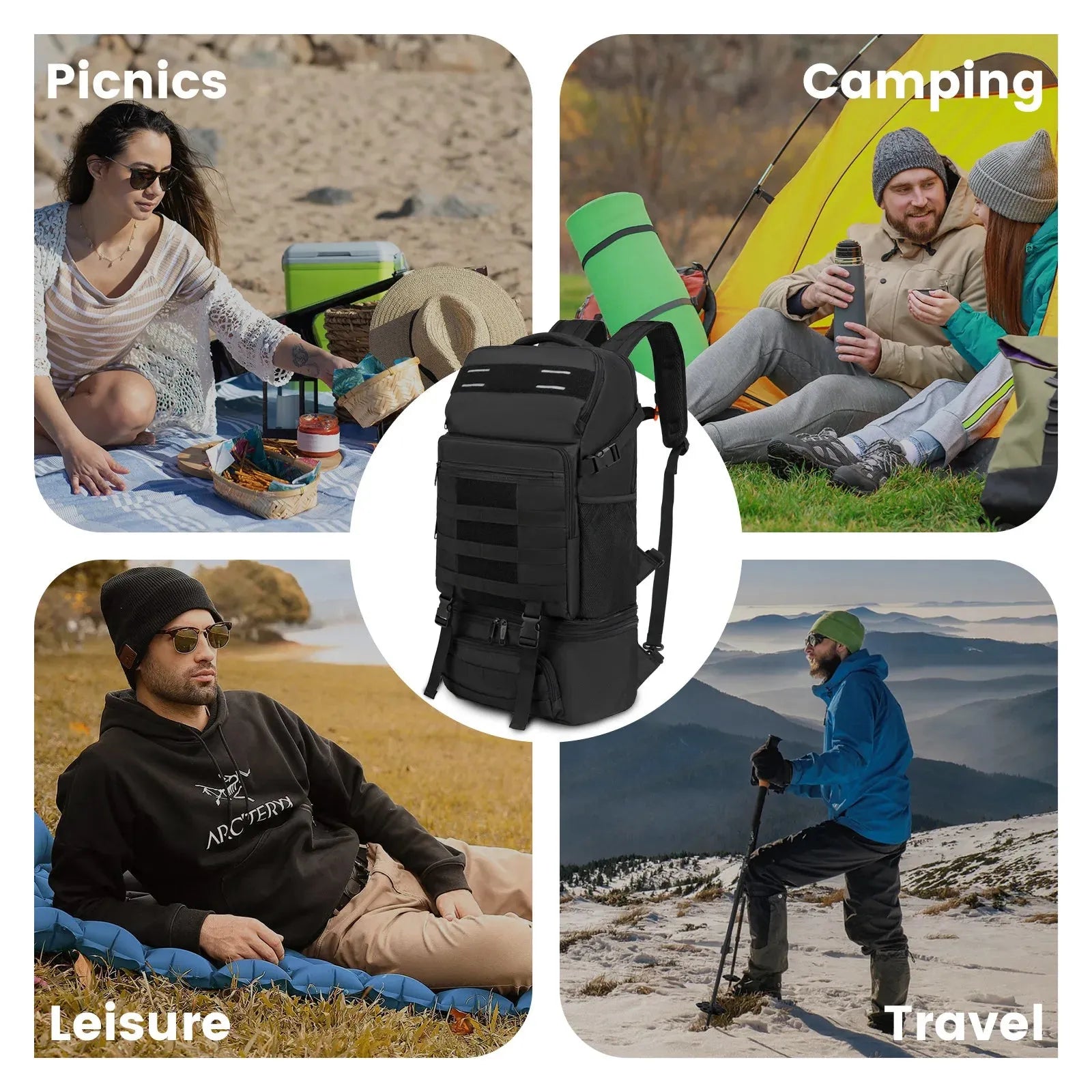 Insulated Cooler Backpack With Laptop Compartment Waterproof