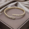 Zirconia knot bracelet