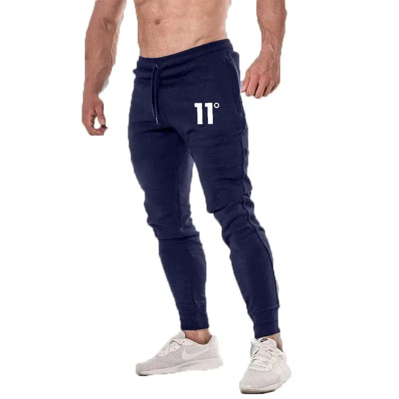 Printed Sports Pants with Breathable Elastic Waist
