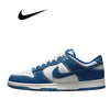 Blue and white Nike casual shoes