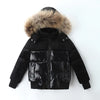 Black winter jacket