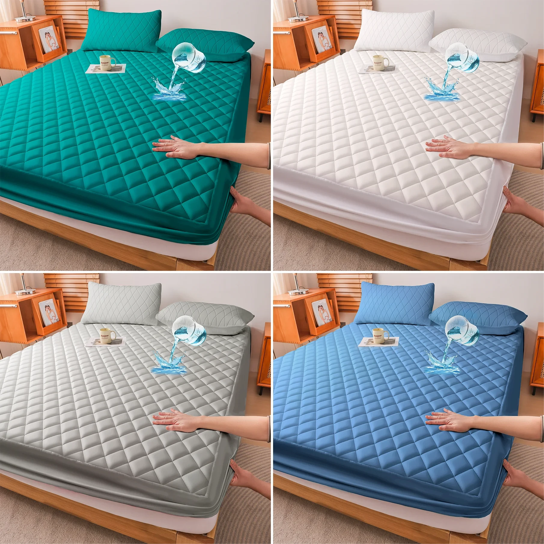 Waterproof Breathable Bed Cover for All Seasons