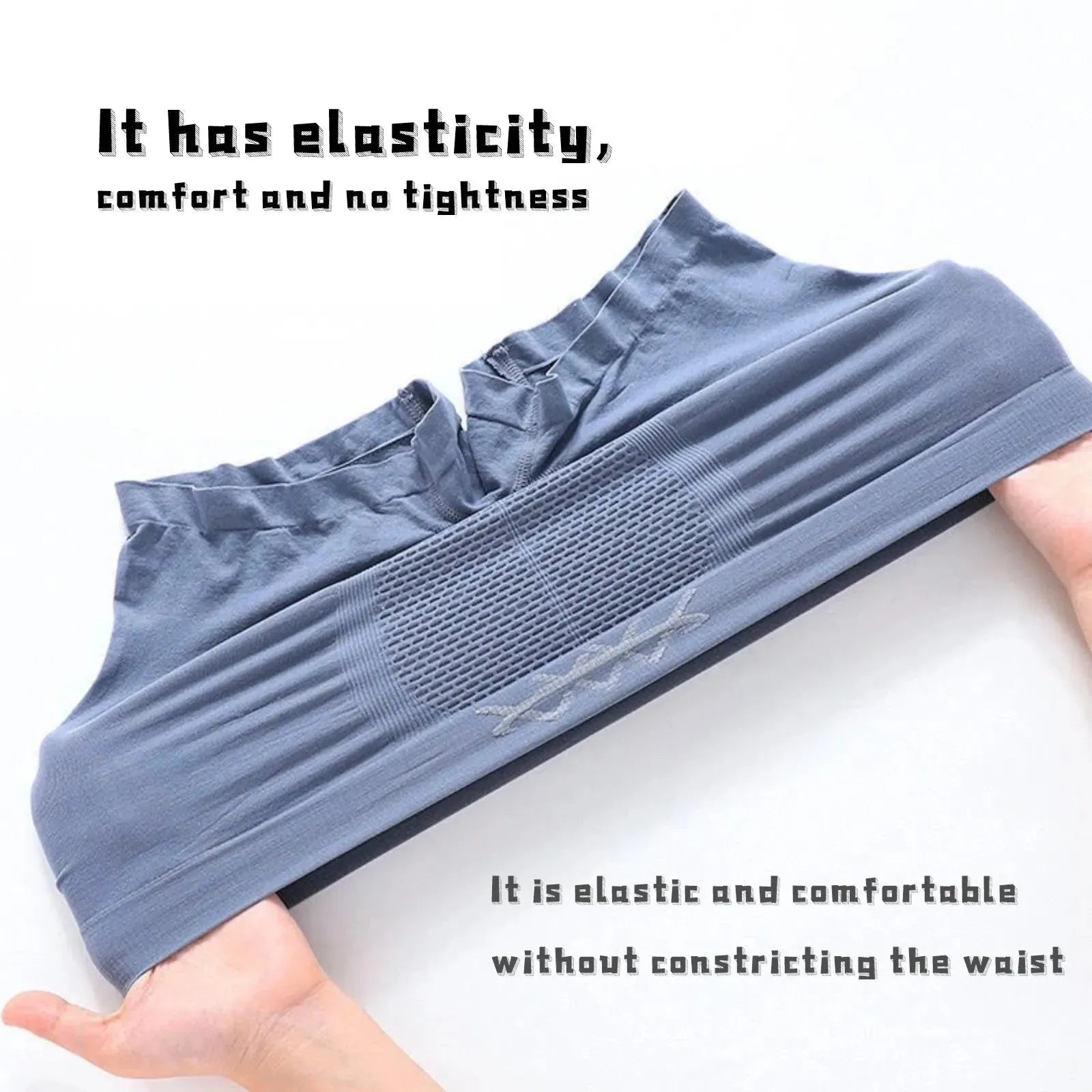 Mens Underwear Seamless Stretch With Breathable Panel